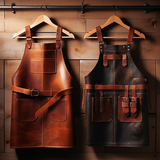 leather aprons chefs