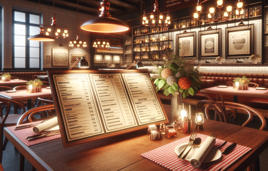 Choosing the Perfect Restaurant Menu Holder: A Comprehensive Guide