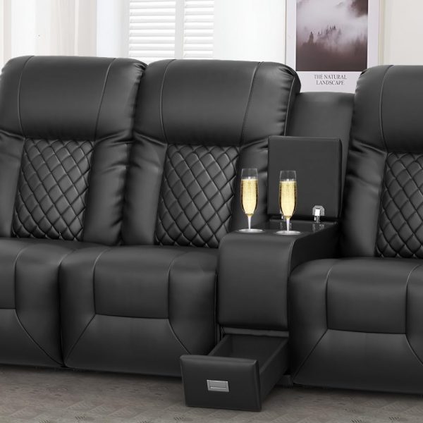 Stylish & Spacious 3-Seater Recliner Sofa: The Perfect Addition to Your Living Space